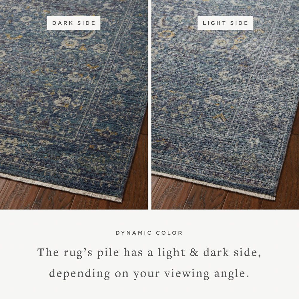 Loloi Bradbury 11&#39;6&quot; x 15&#39;6&quot; Ocean and Gold Area Rug, , large