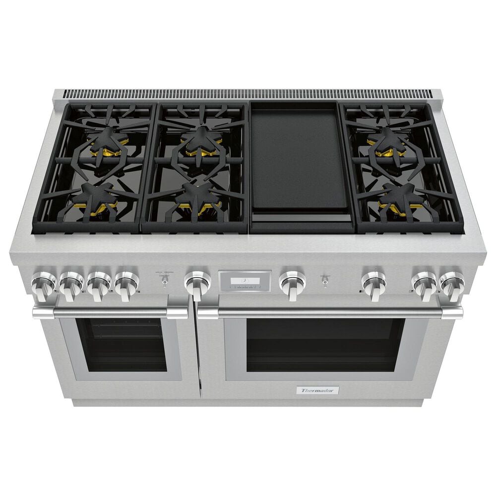 Thermador 48&quot; Pro Harmony Standard Depth Gas Range in Stainless Steel, , large
