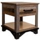 Fallridge Loft 1-Drawer End Table in Gray and Brown, , large