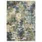 Oriental Weavers Reed 9"10" x 12"10" Blue and Green Area Rug, , large