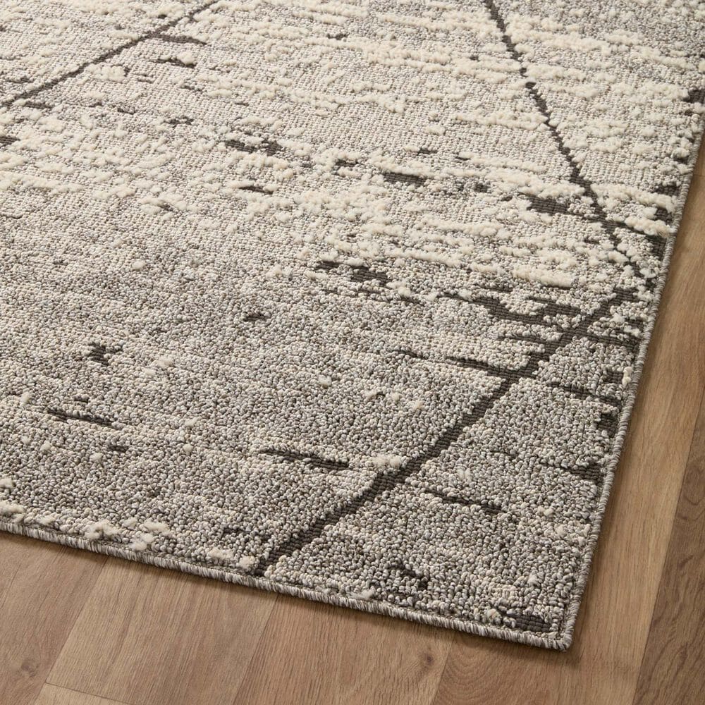 Loloi II Fabian 7&#39;10&quot; Square Grey and Charcoal Area Rug, , large