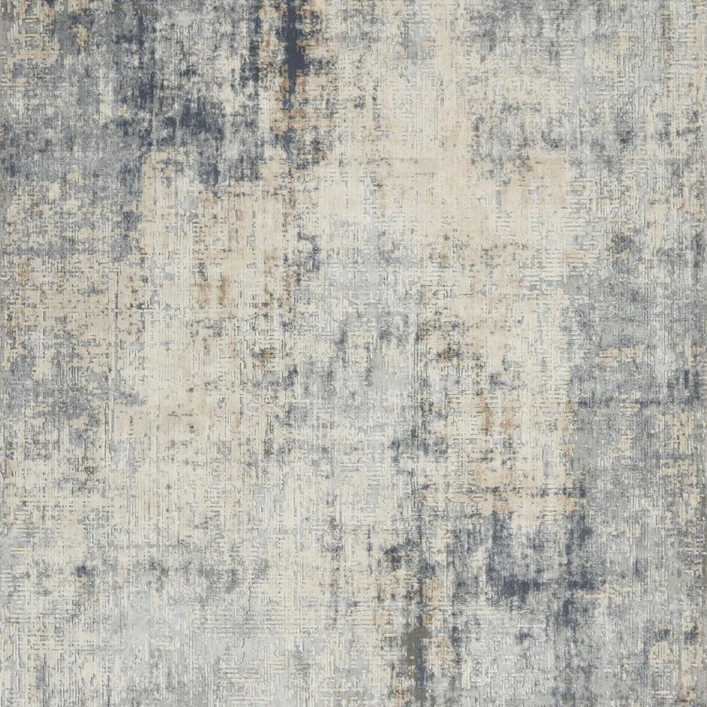 Nourison Rustic Textures RUS01 3"11" x 5"11" Grey and Beige Area Rug, , large