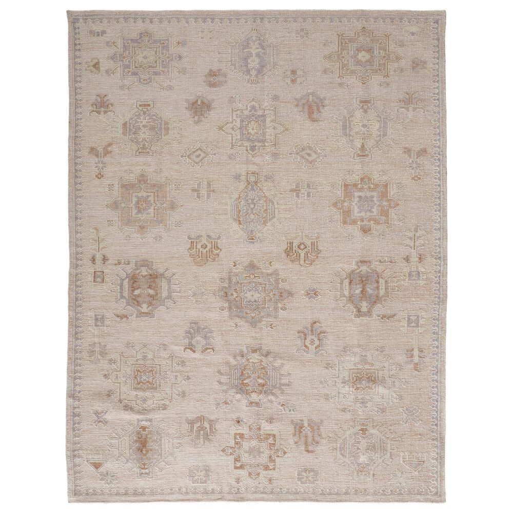 Feizy Rugs Wendover 5" x 8" Beige and Ivory Area Rug, , large