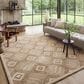 Loloi II Varena 9"3" x 13" Sand and Clay Area Rug, , large