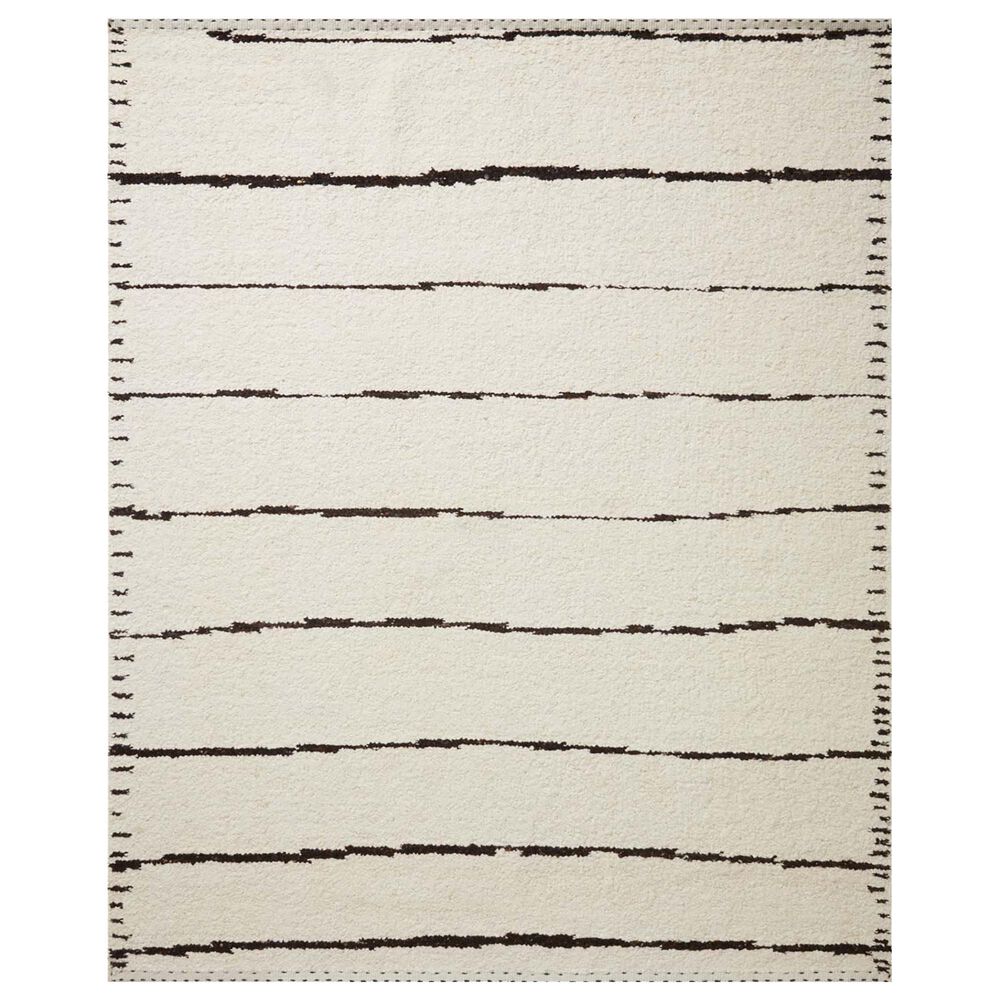 Loloi Roman 4" x 6" Ivory and Black, , large