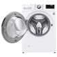 LG 5.0 Cu. Ft. Front Load Washer and 7.4 Cu. Ft. Electric Dryer with TurboWash 360 Laundry Pair in White (Pedestals Sold Separately), , large