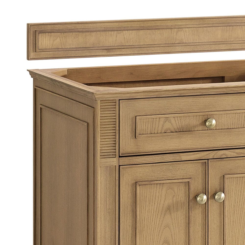 James Martin Lorelai 72&quot; Double Vanity in Light Natural Oak, , large