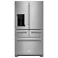 KitchenAid 25.8 Cu. Ft. 5-Door Refrigerator with Platinum Interior, , large