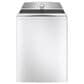 GE Appliances 5 Cu. Ft. Top Load Impeller Washer and 7.4 Cu. Ft. Electric Dryer Laundry Pair in White, , large