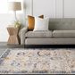 Surya Harput HAP-1014 7"10" x 10"3" Blue, Orange and Saffron Area Rug, , large