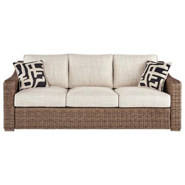 Signature Design by Ashley Beachcroft Sofa in Beige with Accent Pillows, , large