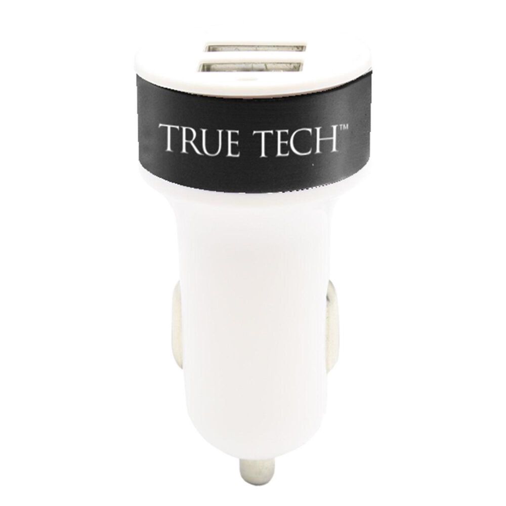 True Tech 2.1amp Dual USB car Charger, , large