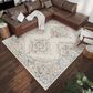 Dalyn Rug Company Marbella 9" x 13" Ivory Area Rug, , large