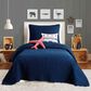 Peking Handicraft Airplane 4-Piece Twin Quilt Set in Blue, , large