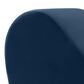 Jaxx Avana Chaise Lounge Yoga Chair in Ink Blue Velvet, , large