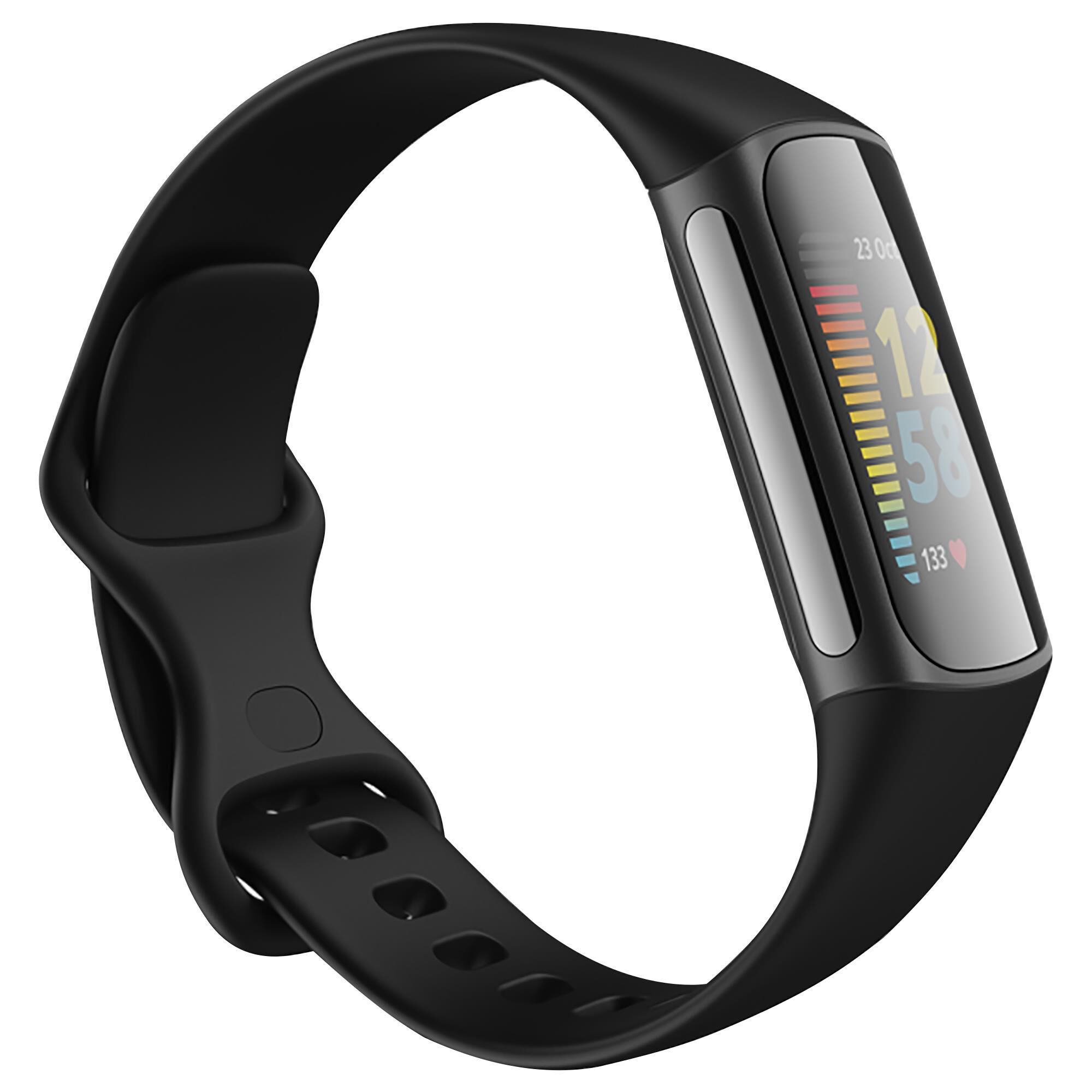 Fitbit Charge 5 Advanced Fitness Tracker in Black and Graphite | NFM