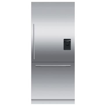 Fisher and Paykel 36" Integrated Bottom Mount Single Door Panel with 84" High in Stainless Steel, , large