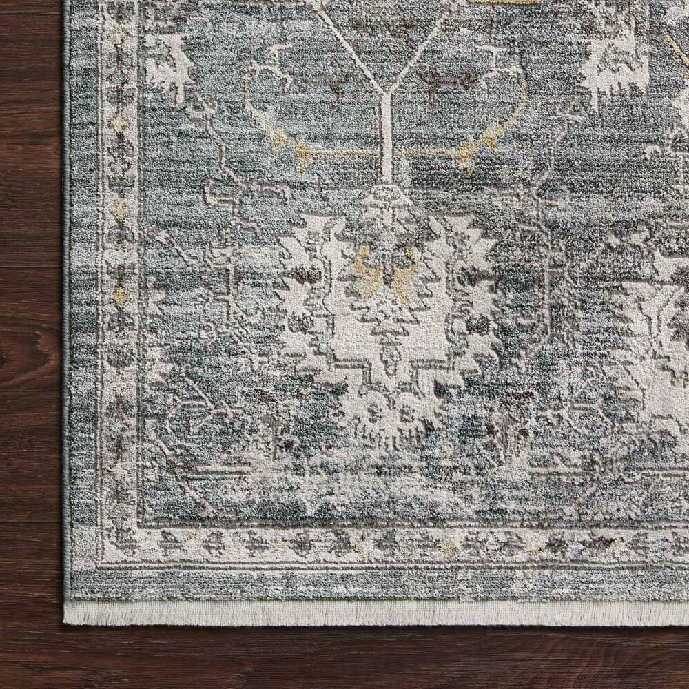 Loloi Bonney 11&#39;6&quot; x 15&#39;5&quot; Lagoon and Ivory Area Rug, , large