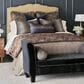 Eastern Accents Priscilla King Bed Scarf in Heidi Copper and Edris Charcoal, , large