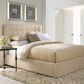 Bernhardt Avery King Upholstered Panel Bed in Cream, , large