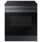 Samsung Bespoke 6.3 Cu. Ft. Smart Slide-In Electric Induction Range with Anti-Scratch Glass Cooktop in Matte Black Steel, , large
