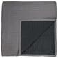 Ann Gish Charmeuse Channel Queen Quilt Coverlet in Charcoal, , large