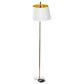 Maple and Jade Modern Floor Lamp in Gold and White, , large