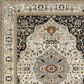 Karastan Zephyr Chronos 92123-90166 9"6" x 12"11" Black Area Rug, , large