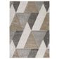 Dalyn Rug Company Carmona 5"1" x 7"5" Pewter Area Rug, , large