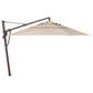 Garden Party 13" Champagne Cantilever Umbrella in Bronze Frame without Base, , large