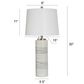 Flair Industries Mercury Warm Gray Table Lamp, , large