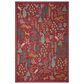 Rifle Paper Co. Menagerie  2"3" x 3"9" Crimson Area Rug, , large