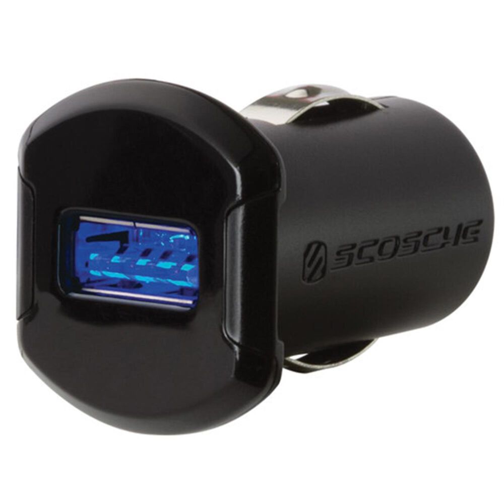 Scosche ReVolt 12W USB Car Charger with Illuminated USB Port in Black, , large