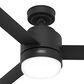 Hunter Gilmour 44" Outdoor Ceiling Fan with LED Lights in Matte Black, , large