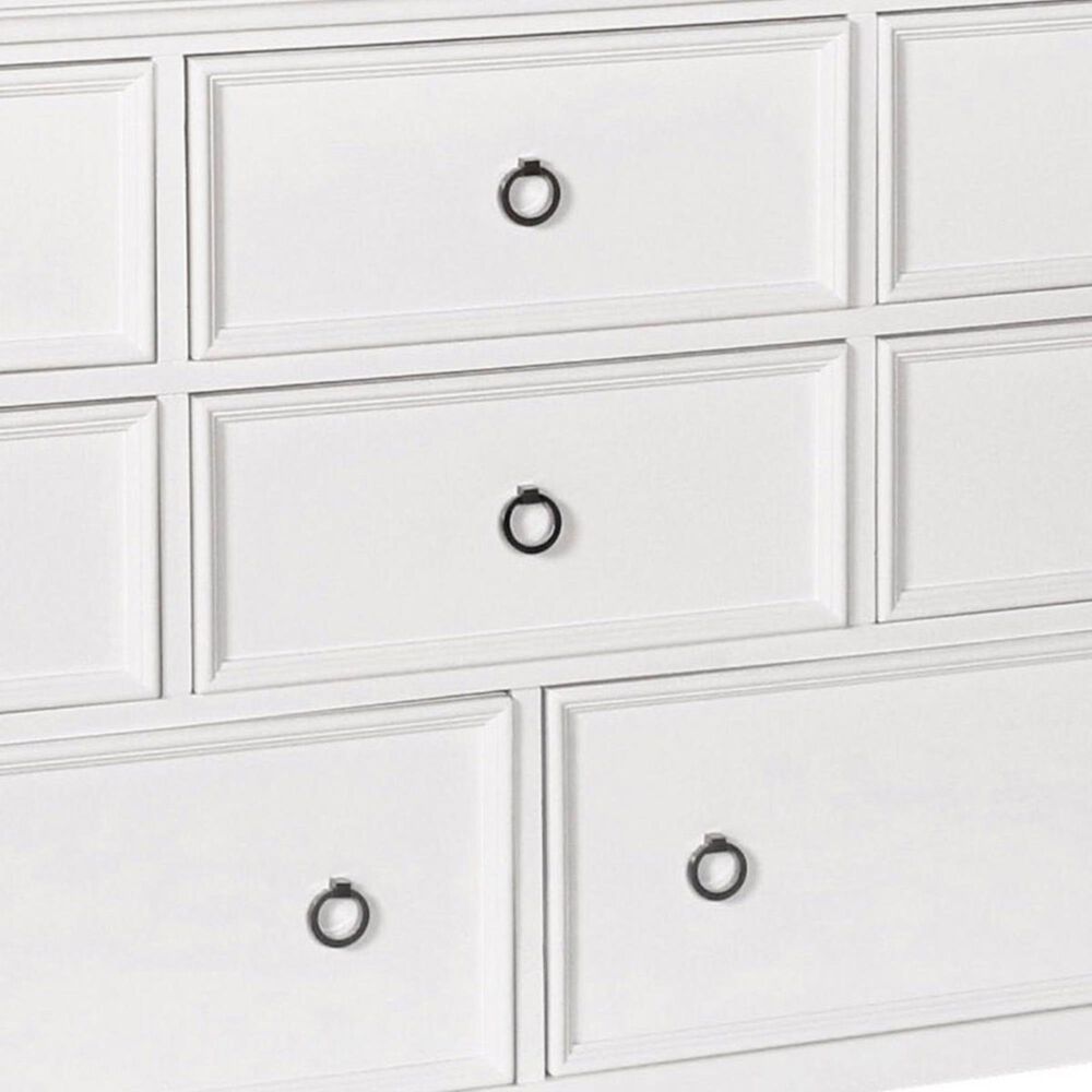 New Heritage Design Tamarack Dresser and Mirror in White, , large