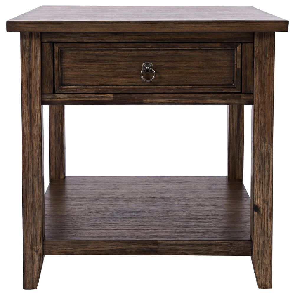 Waltham Bakersfield End Table in Brown, , large