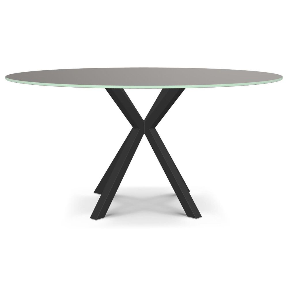 Amisco Dining Table in Black and Taupe, , large