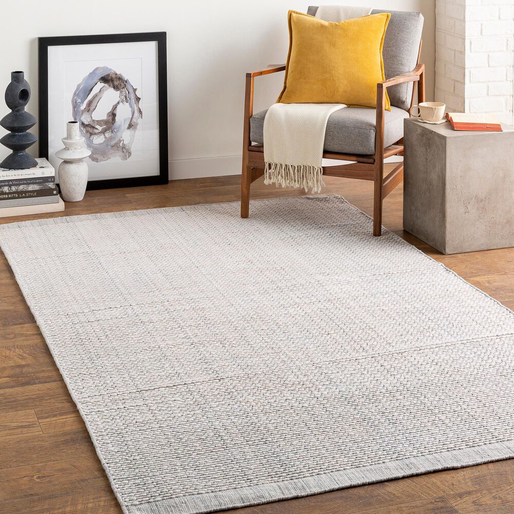 Surya Sycamore 10&#39; x 14&#39; Medium Gray and Beige Area Rug, , large