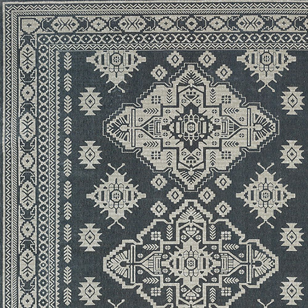 Oriental Weavers Intrigue INT05 2&#39;3&quot; x 7&#39;6&quot; Blue Runner, , large