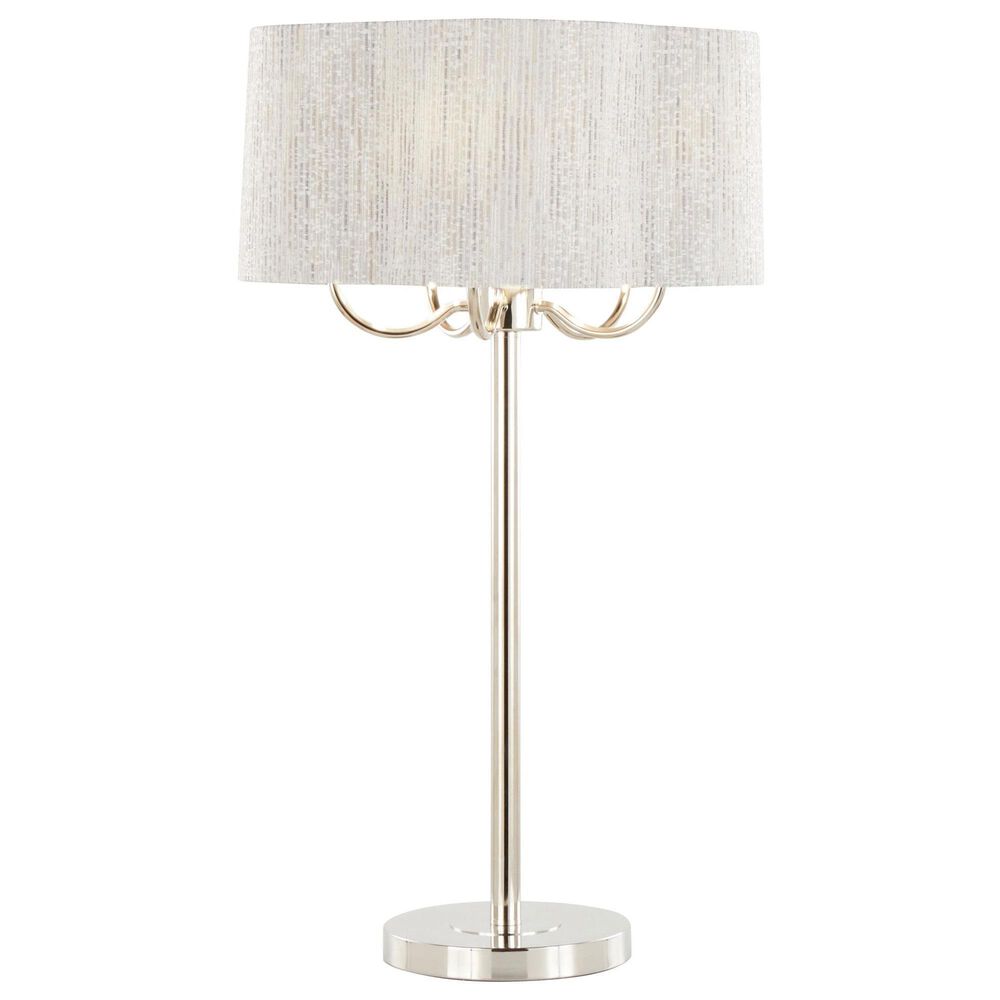 Grandview Gallery Lily Metal Table Lamp in Polished Nickel, , large