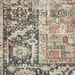 Loloi II Margot 2" x 5" Terracotta and Lagoon Area Rug, , large