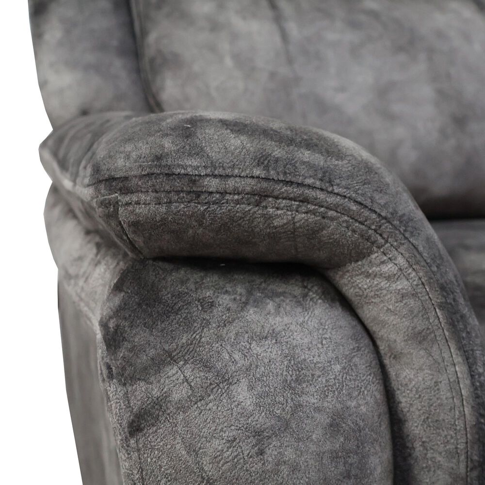 New Heritage Design Park City Manual Gliding Recliner in Slate, , large