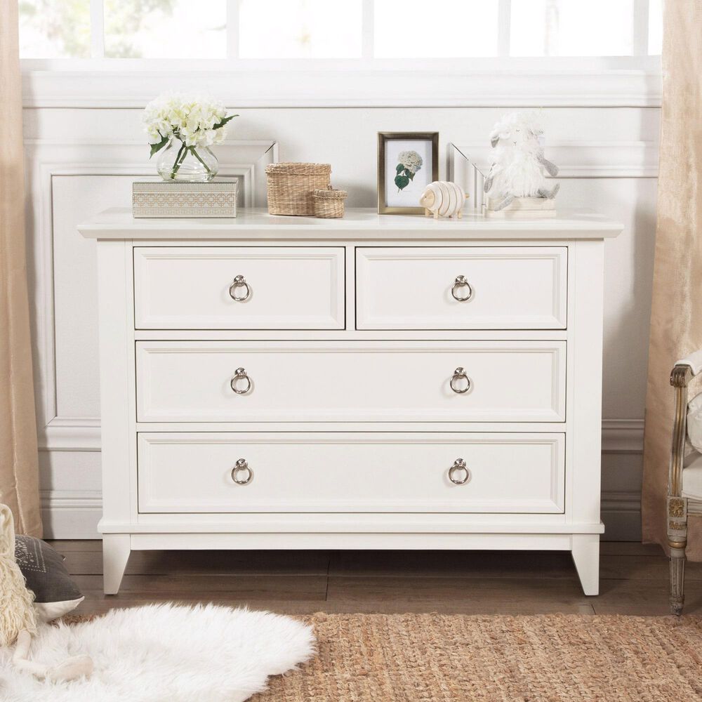 New Haus Emma Regency 4-Drawer Dresser in Warm White, , large