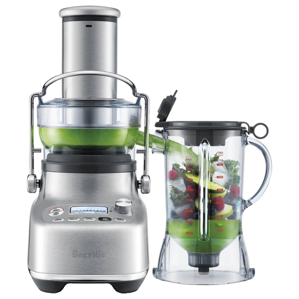 Breville 10-Speed 3X Bluicer Blender and Juicer in Brushed Stainless Steel, , large