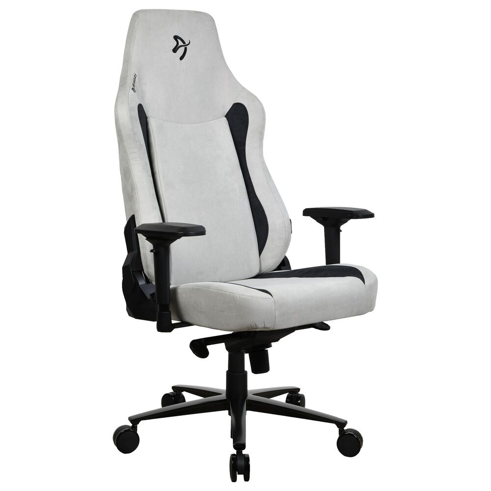 Arozzi Vernazza XL Supersoft Fabric Gaming Chair in Light Grey, , large