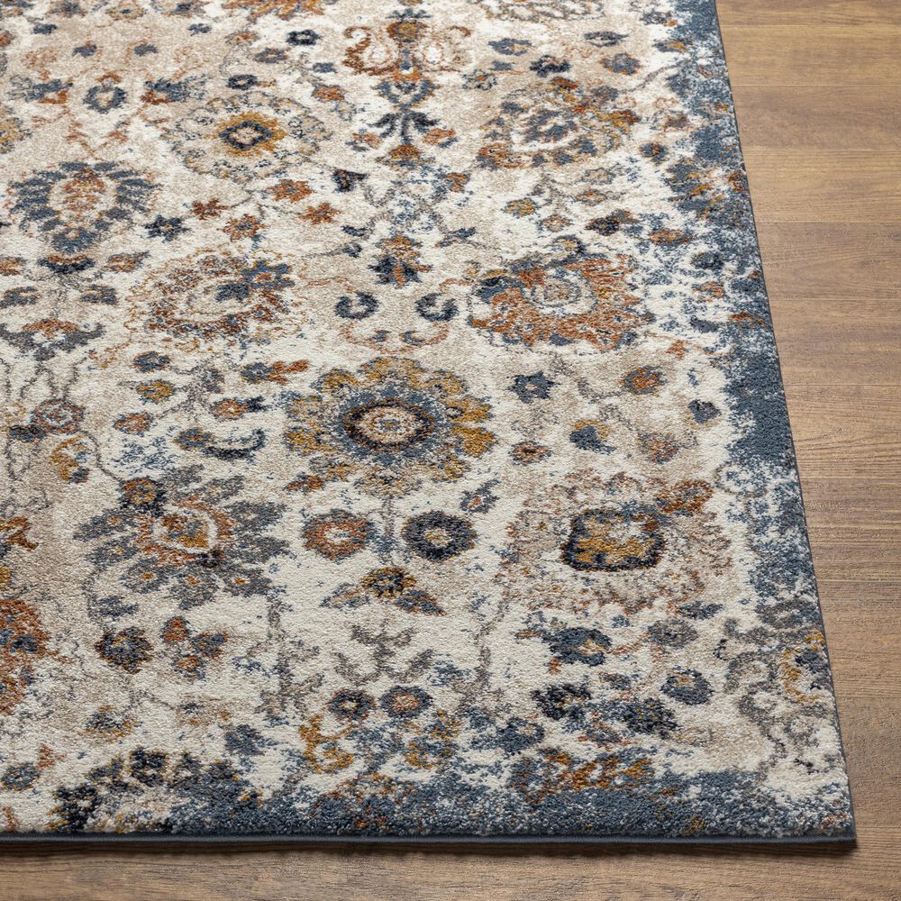 Surya Tuscany 8&#39;10&quot; x 12&#39;1&quot; Blue, Cream and Mustard Area Rug, , large