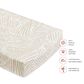 New Haus Oat Stripe Changing Pad Cover in White and Gray, , large