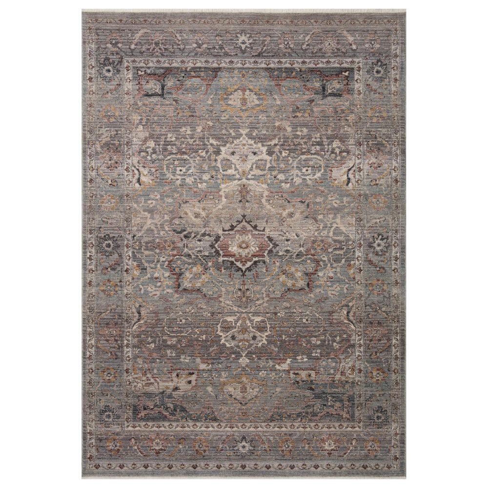 Loloi Lyra 9"3" x 13" Sky and Multicolor Area Rug, , large