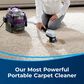 Bissell SpotClean Pro Pet Portable Carpet Cleaner in Purple and Black, , large