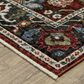 Oriental Weavers Hastings HA03V 7"10" x 10"10" Red Area Rug, , large